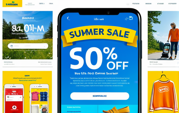 Online Shop Promotion**

"A vibrant and inviting Swedish online shop homepage showcasing a time-limited "Sommarrea" (Summer Sale) banner with a countdown timer. Shoppers are browsing various products, fully clothed in fashionable summer attire. Emphasis on easy navigation, secure checkout icons, and clear "K&ouml;p Nu" (Buy Now) buttons. Background depicts a sunny Swedish summer scene. Safe for work, appropriate content, fully clothed, professional, modern web design, perfect anatomy, natural proportions, high resolution."

**