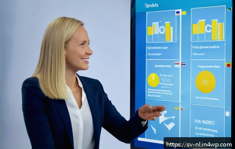 라이브 커머스에서의 실시간 분석 도구 활용 - A modern live commerce studio setting in Stockholm, Sweden, showing a young female host wearing styl...