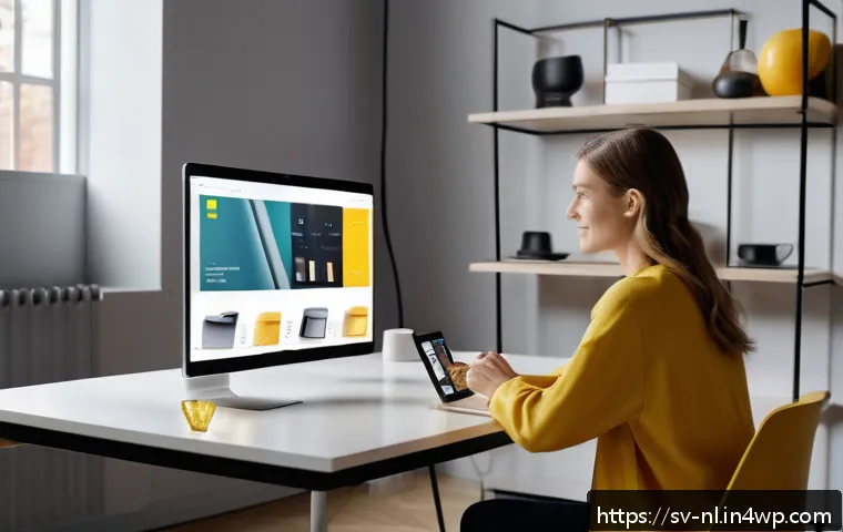 라이브 커머스 방송 후 데이터 분석하기 - A modern live commerce streaming setup in a bright, stylish Scandinavian home studio, featuring a yo...
